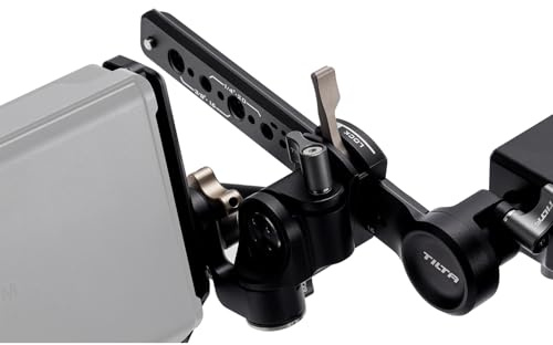 Tilta Staffa per monitor compatibile con Fujifilm GFX ETERNA con filettature da 1/4″-20 e guida NATO ES-T28-MB