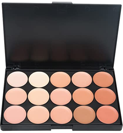 Cream correttivo Fondotinta Contouring Palette professionale Strumenti di trucco con potere Adatto per la pelle Lungo durata e non facile da staccare il