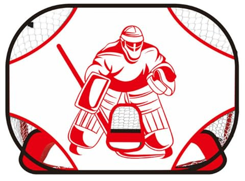 ZYKEJJDDAK Innovativt ishockey målvaktsnät för inomhus- och utomhusövningar med stark byggnad noggrannhet träning hockeymål för barn