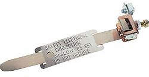 Dencon electrical earth bonding clamp / strap - BS certified