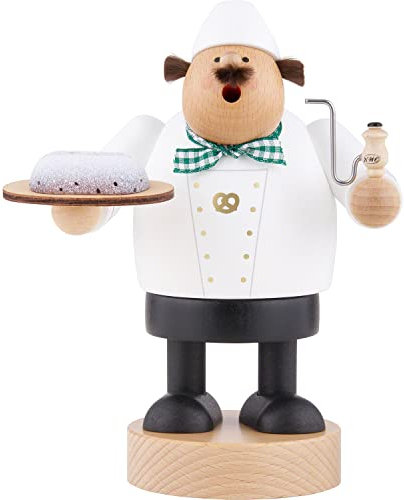 KWO Stolen Baker Smoking Man Figurine, Multi-Colour, 20 cm, single piece