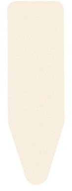 Brabantia 2mm Built-in-Foam Ironing Board Cover (C Board/Ecru) Heat-Resistant, Non-Slip, Cord Fastener