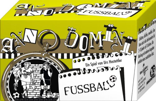 ABACUSSPIELE 09121 - Anno Domini - Fussball, Quizspiel, Schätzspiel, Kartenspiel, grün