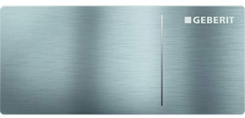 Geberit Betätigungsplatte Sigma 70 (Ersatzteil, Farbe Edelstahl gebürstet, für 2-Mengen-Spülungen) 242813FW1