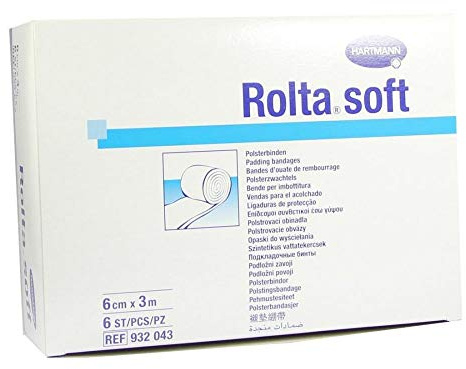 ROLTA soft synth.-Wattebinde 6 cmx3 m 6 St