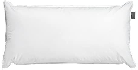 Traumnacht orthopädisches Wasserkissen mit anpassbarer Füllmenge, Bezug aus 100% Baumwolle, 40 x 80 cm, entwickelt in Deutschland - produziert in der EU, Weiß, 1 Stück (1er Pack)