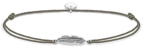 Thomas Sabo Damen Fußkettchen Feder 925 Sterling Silber LSAK003-907-5-L27v