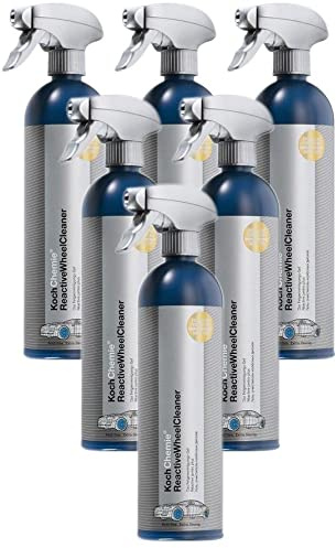 Koch Chemie 6 x Reactive Wheel Cleaner, Nettoyant pour Jantes en Gel de Nettoyage 750 ML