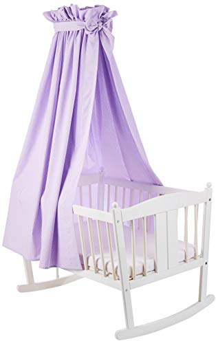 Robert Osswald 1.2.1.1.2.1.1-K01-06 Bezaubernder Himmel Classic - für Wiege und Beistellbett, violett