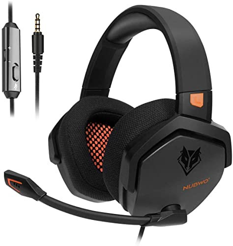 NUBWO N16 Gaming Headsets for Xbox, PS5, PS4, PC, NS, Mac - Over Ear Headphones with Microphone, Stereo Sound, Wired Xbox Headet with 3.5mm Audio Jack