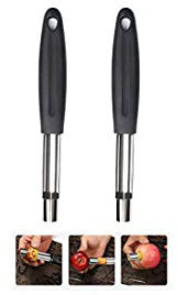 Apple Pear Corer Apple Corer Corer and Pitter Multi-Function Fruit Corer and Pitter Set Stainless Steel Pear Apple Corer Pitter 4 Sizes for Home Kitchen (2pcs)