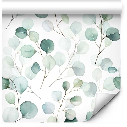 murando - Fototapete Vlies Blätter Natur m, Schlafzimmer, Wohnzimmer | Full HD Druck, 3D-Effekt, lichtbeständige Farben, ideal fürs Wohn- oder Schlafzimmer, schnelle Montage, lichtbeständig, edel