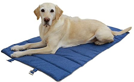 Kerbl Pet Reisematte Marie, grau/blau, 112 x 67 cm,