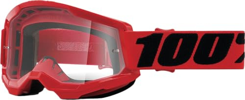 100% STRATA 2 Goggles - Sports Goggles for Motocross & Mountain Biking - Eyewear for Bike Riders - Motocross Goggles for Men