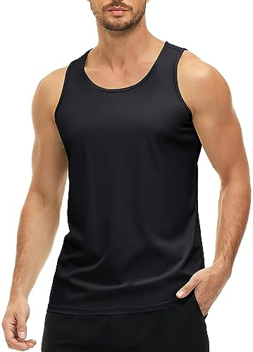 MAGCOMSEN Débardeur Homme Sport Tee Shirt sans Manche Séchage Rapide Respirant Marcel Homme Muscle Gym Gilets