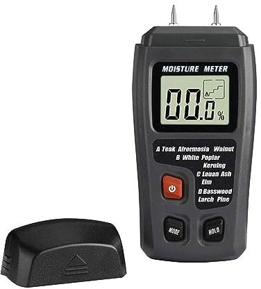 Moisture Meters for Logs,Wood Moisture Meter,LCD Display Wood Moisture Tester Wood Moisture Meter for Firewood Paper Cardboard