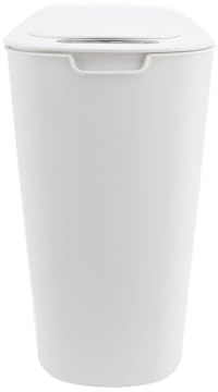 ZJchao Poubelle à Capteur Intelligent, Panier à Papier Toilette électrique à Couvercle Rabattable Automatique pour Salles de Bains et Salons (10L)
