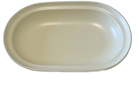 Piatti Piatto da pranzo in tinta unita Piatto fondo ovale Piatto da colazione for la casa Piatto da insalata Piatto da dessert Ristorante Piatto in ceramica Semplicità Piatto da pranzo(Bianco,Piccolo)