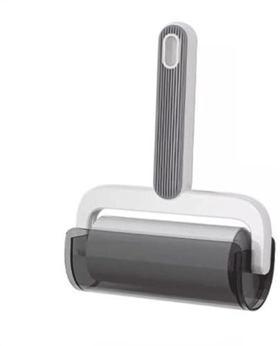 PEKJI Kunststoff-Fusselrolle mit Abdeckung, aufhängbarer Roller, Fusselentferner für Kleidung, Möbel, Teppich, Verbreiterungsrolle, 13 cm