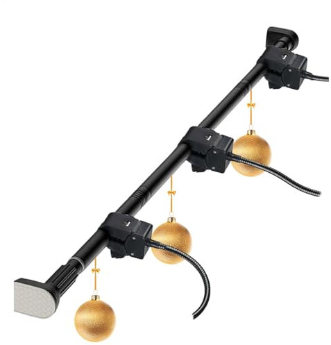 Girlandenaufhänger für die Haustür, Verstellbarer Türhaken für, passend für Türen mit Einer Breite von 81,3–101,6 cm, robuster Weihnachtsdekorationshalter für Kränze, Lichter_ und Girlanden