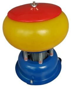 Jade, Machine de polissa d'agate, broyeur électrique de seau en PU de 10 pouces, rectifieuse de vibrats, Machine à Polir et à Finir Les Bijoux