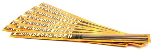XL Wunderkerzen | 60 Stück | 70 cm | Brenndauer ca. 160 Sek | Big Pack | Geburtstagskerzen Sprühkerze Spritzkerze Sternenspritzer und Silber Funkenzauber für Party Hochzeit Silvester Geburtstag