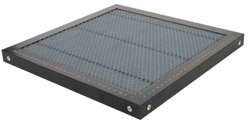 Alipis Plateau Nid d'abeille Alvéolé 30x30cm pour Graveur, Panneau Soudé en Métal, Dissipation Thermique Rapide, Compatible Machines Gravure, Usage Professionnel Et Artisanal