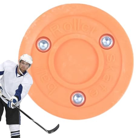 Generisk streethockey-Puck – träningsspel pucks, rostfria skruvar | Slagabsorberande utomhus hockey-puckar att öva på rullskridskor på slät mark
