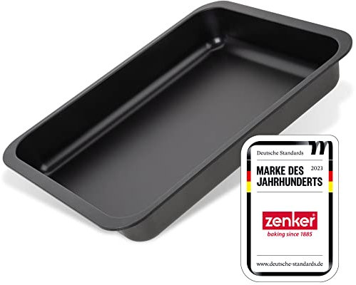 ZENKER Rustidera o Bandeja para Asados y Repostería en acero con revestimiento antiadherente Ilag, 40x29x6cm, 1ud.