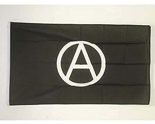 AZ FLAG Bandiera Anarchia 150x90cm - Bandiera ANARCHICA 90 x 150 cm