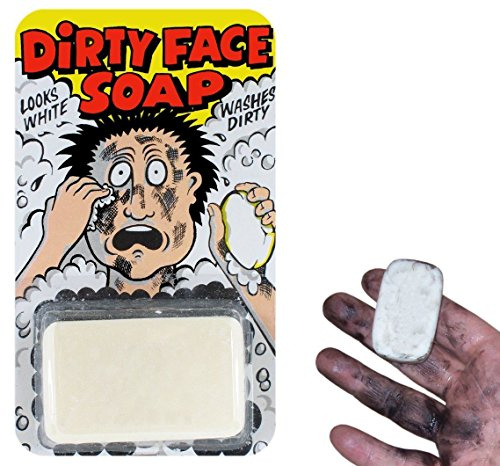 Funnyman Jokes Dirty Black Face Soap Traditionelle Neuheit Witz Gags Tricks Party Streich Requisiten Geschenk Gastgeschenke Strumpffüller