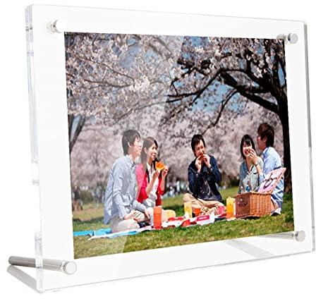 Marcos De Fotos Multiples Marcos Fotos Con Soporte Pared Material AcríLico Con Función Marco a3 De Fotos Transparente Decoración Estilo Sencillo Para Fotografías,Certificados Y Recuerdos 13CM*18CM