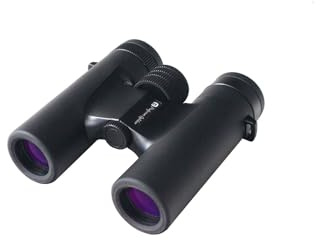 Professor Optiken Nürburg - 10x26 | schwarz inkl. Zubehör - Porro-Prismen (BaK-4) - kompaktes Fernglas für Wandertouren, Urlaub, Freizeit, Pirsch - robust, stickstoffgefüllt & wasserdicht