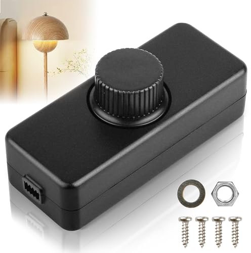 Regulador de intensidad LED, 220 – 240 V CA/50 Hz, sin ruido, interruptor de atenuación, 3 – 100 W, cable regulador de intensidad para lámparas LED, cable regulador de intensidad para lámparas LED