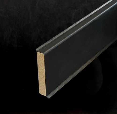 Döllken-Sockelleiste CubuFlexLife 60, Schwarz 1St=2,5m (Breite: 11 mm)