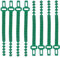 Attaches Végétales,8pcs Réglables Attaches Torsadées 25CM Attache Plante en Plastique Réglable Bretelles Ajustables pour Arbres Liens pour Plantes De Jardin Interlock