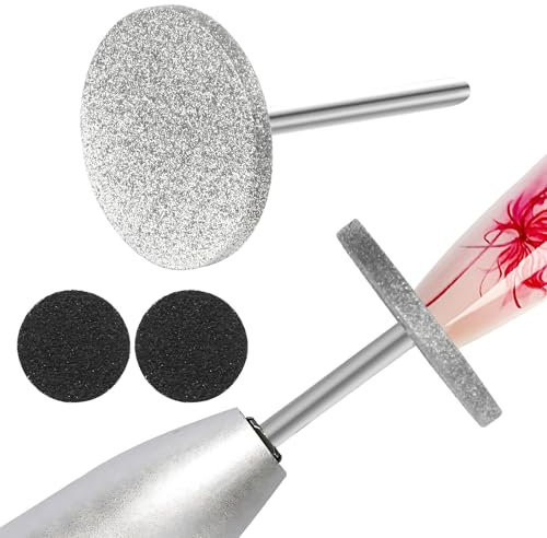 Punte per trapano per unghie a disco abrasivo, punte per unghie per unghie per salone di bellezza per la cura dei piedi del salone di bellezza