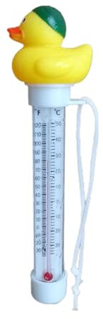 TocaFeank Badewannen-Temperatur-Thermograph, schwimmender Pool-Thermograph - Cartoon-Ente schwimmendes Baden Thermograph | Einfach ablesbares, schnell messendes Thermograph mit Präzision für