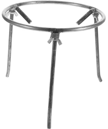 Happyyami Camping Tripod for Cooking Outdoor Campfire Stand Carbon Steel Adjustable Oven Trivet Bbq Grill Rack for Picnic Hiking and Fire Pit Cooking