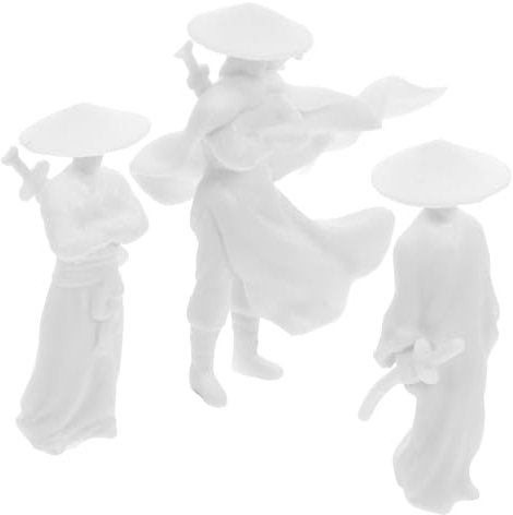 POPETPOP 3pièces Lot de Figurines Arts Martiaux Chinoises Décoration De Jardin Féerique Table De Sable pour Bureau Et Intérieur