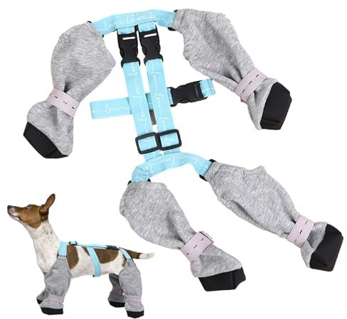 wasserdichte Hundestiefel – Hundestiefel-Leggings, Hunde-Leggings mit Stiefeln | wasserdichte Pfotenschutz-Hundeschuhe, Leggings, Hunde-Schneestiefel für den Winter, schmutzabweisende -Hundeschu