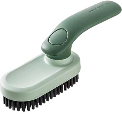 Spazzola per la pulizia della casa, spazzola con setole morbide, spazzola per la pulizia delle scarpe da ginnastica, spazzola per la pulizia delle scarpe in pelle, con setole morbide, con manico