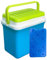 Sicignano | Frigo Box Frigorifero Portatile con Tavoletta Freezer 400ml – Maniglia Ergonomica, Adatto per Campeggio Picnic Attività all'Aria Aperta (Frigo Box + 1 Piastra, 29,5 lt)