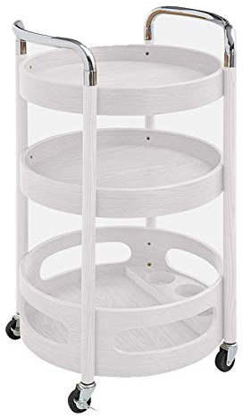 GIQKDZNUO Carrello da Cucina per Esterni con Ruote e portabottiglie, Design a 3 Livelli per tè, Bevande e Catering, Vari Stili Disponibili