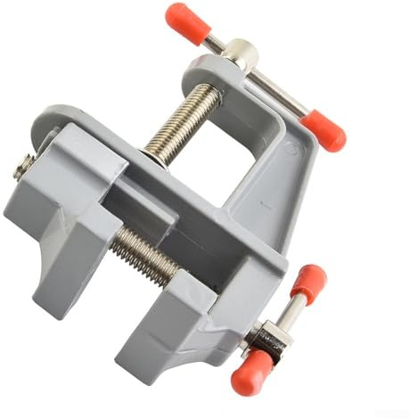 Mini-Schraubstock aus Aluminium, zum Schnitzen von Schmuck, Hobby, Klemme, kleiner Schraubstock für Holzarbeiten, Modell, Elektronik, Metall, Bohren, Schleifen, Schleifen