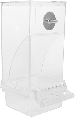 SUPVOX Bird Feeder Parrot Water Feeder No Mess for Small Birds Garden Cage Accessories Feeding Watering Supplies
