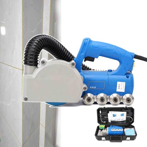 ZYGPH Elektrischer Fliesenschneider und Fugenreiniger (800 W/1200 W), elektrischer Fliesenschneider (9000 U/min), Fugenentfernungswerkzeug zum Abschaben von Kanten, für Küche, Bad und Schlafzimmer