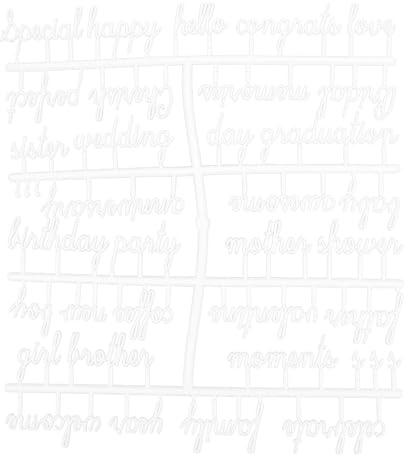 INOOMP 2 Satz Weiße Filzbuchstaben aus Kunststoff für Wechselbare Letterboards mit Großer Kapazität zum Erstellen und Anzeigen von Selbstgemacht Nachrichten Message Boards