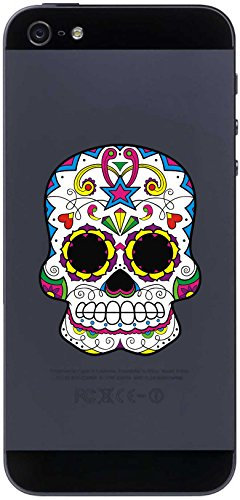 Handy-Aufkleber - Handy Skin - Sugar Skull - Totenkopf SSK54-70 mm Aufkleber - Handy Skin - Handy Skin