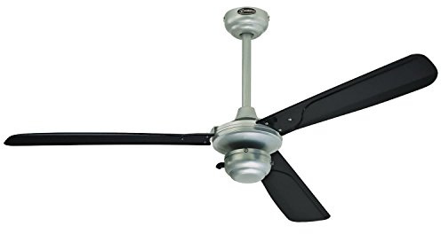 Westinghouse 7242240 Mountain Gale Ventilateur de plafond Acier Argent